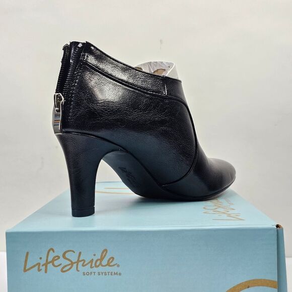 NIB Lifestride Black Georgia Bootie - Picture 3 of 7